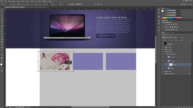 How to design Website in Photoshop ( Template download link in description ) смотреть онлайн