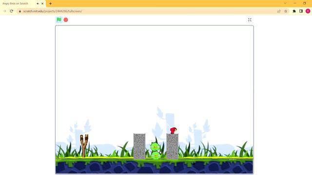 Angry Birds on Scratch смотреть онлайн