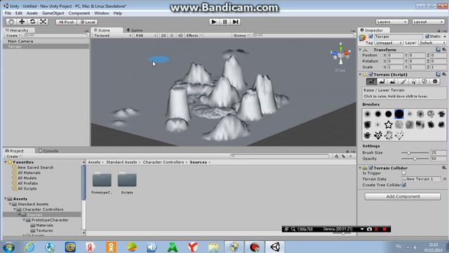 урок по созданию игры на движке unity часть 4 terrain смотреть онлайн