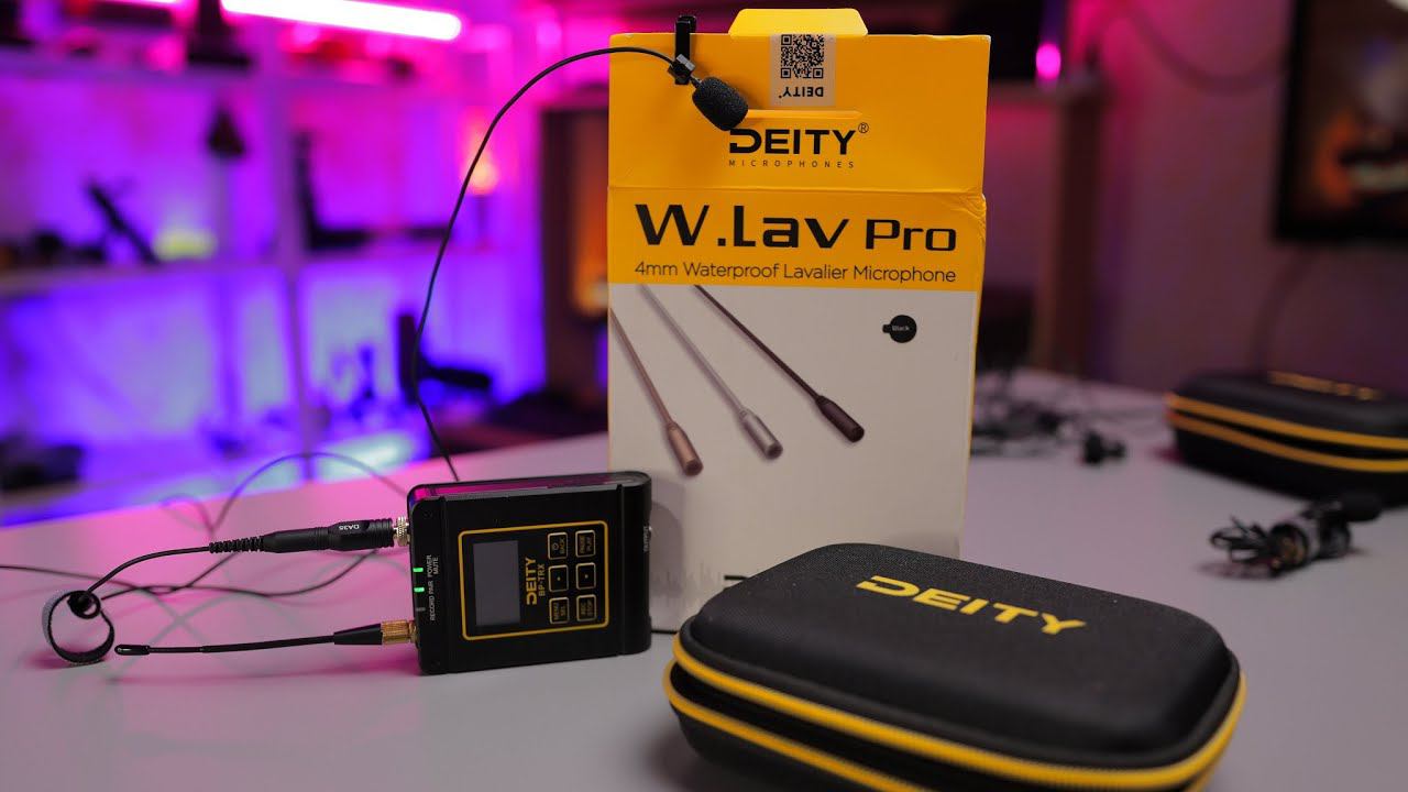 Микрофон петличный Deity W.lav Pro и адаптер Deity DA35 (Microdot - TRS) смотреть онлайн