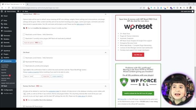 Como resetar o Wordpress em poucos cliques [WP RESET] смотреть онлайн