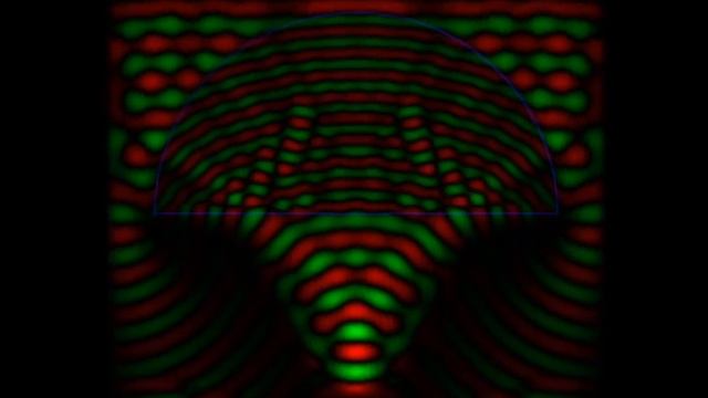 Light passing through a lens - Python simulation смотреть онлайн