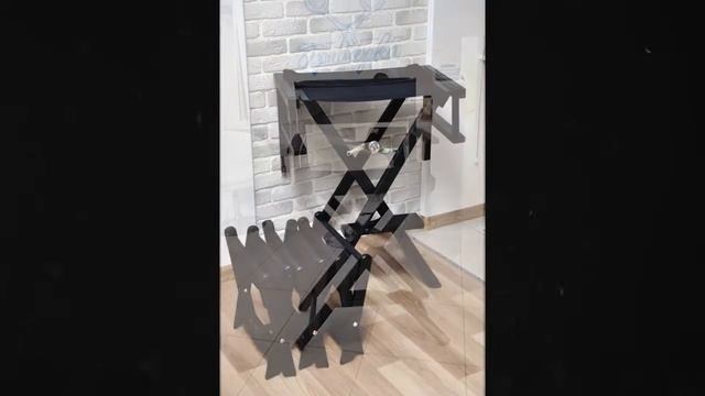 Стул раскладной, деревянный. Идеально для визажиста. смотреть онлайн