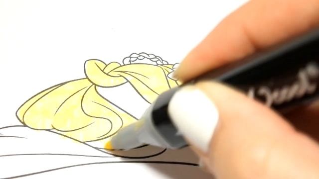 Disney Princesse Coloring Rapunzel  Принцесса Дисней Рапунцель раскраска антистресс