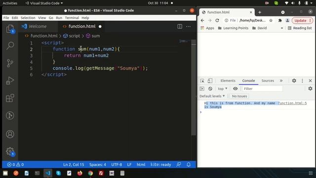 Functions concept in ECMA script | Set default parameter in ES | ES6 full tutorial | Learning Point смотреть онлайн