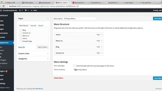 Best WordPress Theme AccessPress Mag - How to Add Header Menu, Upload Favicon and Logo | Tutorial смотреть онлайн