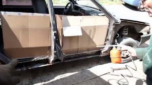 Ваз 2109: Как переварить пороги "Часть№2"