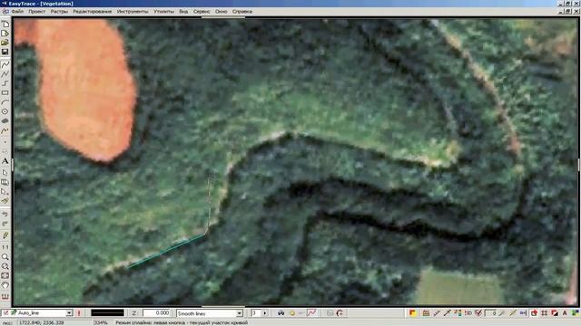 Векторизация криволинейных контуров. Сплайн режим смотреть онлайн