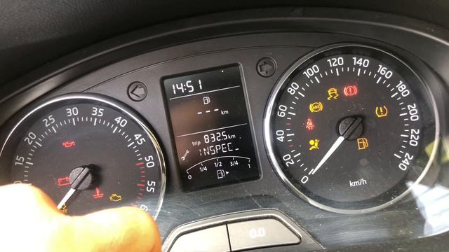 How to reset OIL service and INSPECTION Skoda Rapid step by step смотреть онлайн