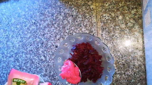 Закуска из свеклы с хреном/Салат со свеклой смотреть онлайн