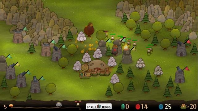 PixelJunk Monsters Ultimate - Local Coop Multiplayer [Gameplay] смотреть онлайн