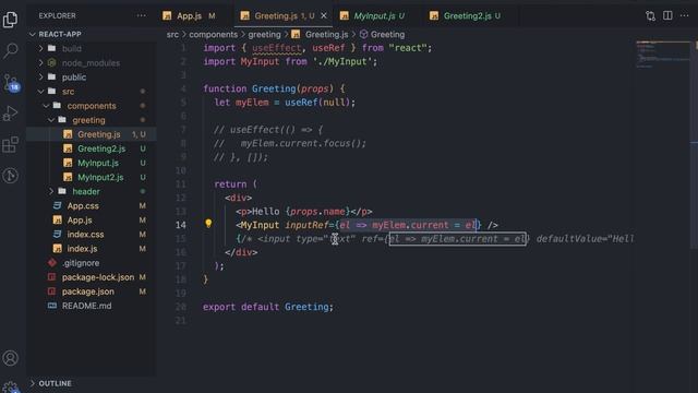 Refs in React (3) смотреть онлайн