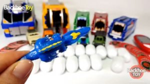 Go Dino Mecard~! Hadean Ankylo & Tiny Dinosaur Spinosaurus, Deinosuchus Toys Play