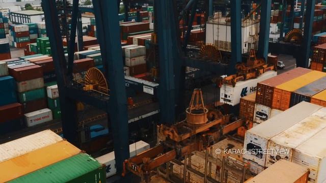 KARACHI PORT ⚓️ - 4K Ultra HD - Karachi Street View