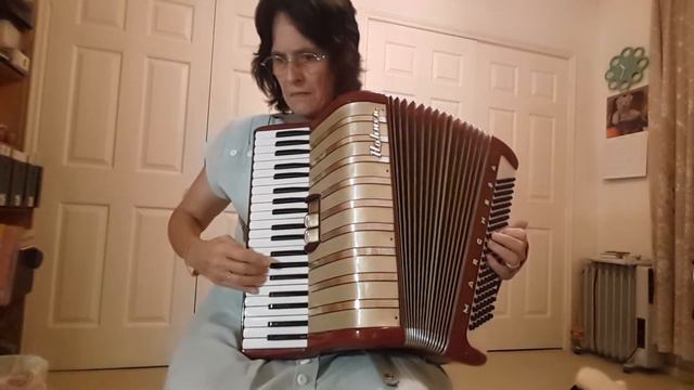 Treasure Waltz by Johann Strauss II performed by Amarillie Ackermann on accordion смотреть онлайн