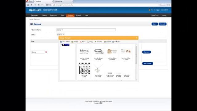 how to change banners on your OpenCart template смотреть онлайн