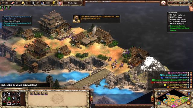 Age of Empires 2 Definitive Edition - Tamerlane Campaign, #1 Amir of Transoxiana (Replay) смотреть онлайн