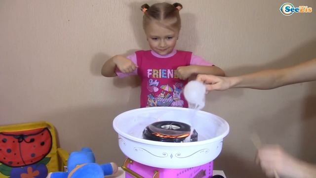 Делаем сладкую вату из сахара Видео для детей смотреть онлайн