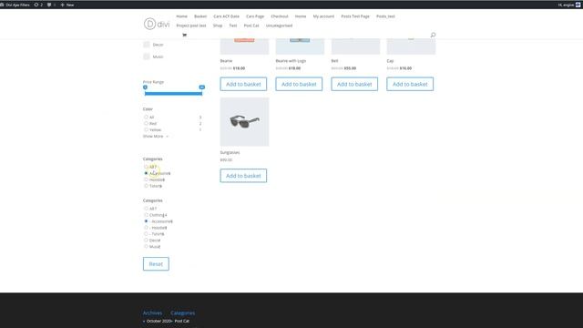Divi Ajax Filters - Category Options смотреть онлайн
