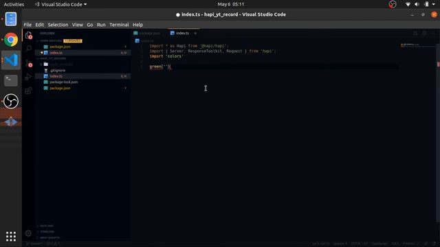 01 - Installation and initialization - Hapijs with Typescript & TypeORM | restful API смотреть онлайн