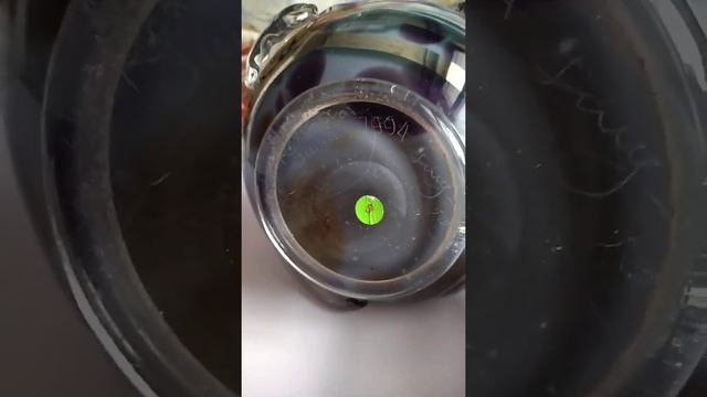 ваза  цветное стекло ручная работа