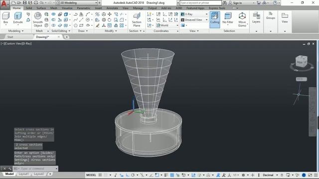 3d modeling of a Cyclone separator || AutoCAD || 3D modeling смотреть онлайн