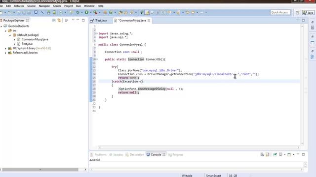 Tutoriel Java GUI #3 : Connexion à la Base de données ( MySql ) - Darija смотреть онлайн