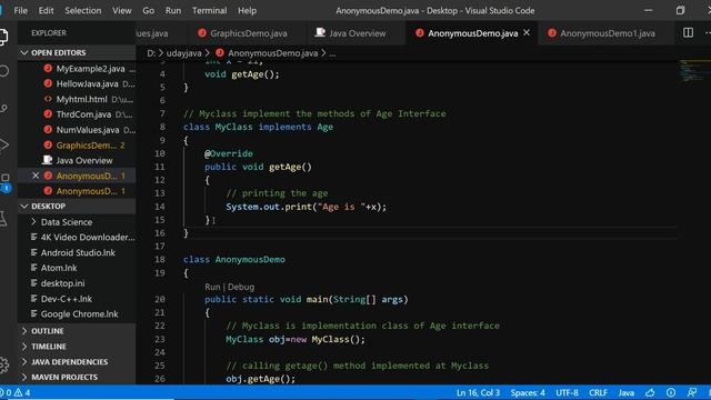 Anonymous inner class in java смотреть онлайн