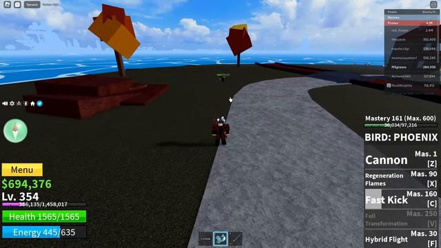 REWORKED BLOX FRUIT UPDATE 17.3 phoenix fruit showcase!!! смотреть онлайн