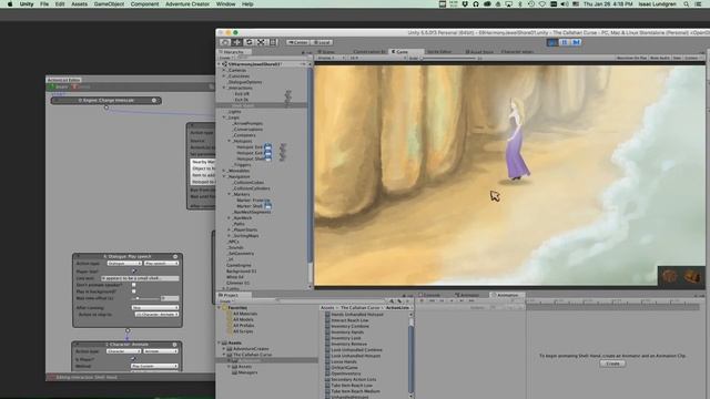 Adventure Creator Tutorial - Inventory Variables Menu and More смотреть онлайн