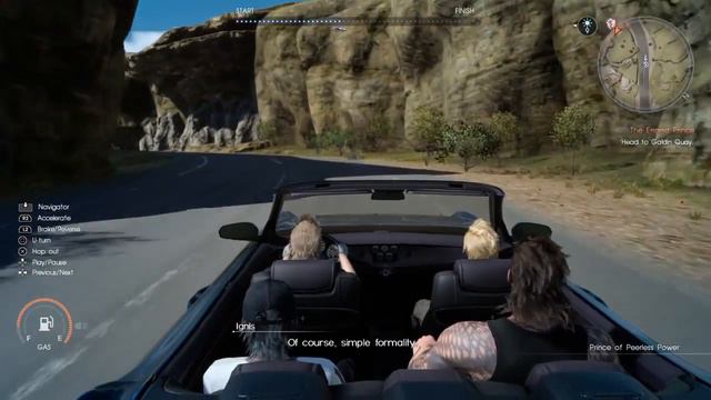 Final Fantasy XV Walkthrough - Chapter 1 Departure смотреть онлайн