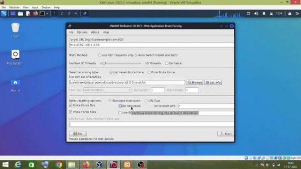 Dirbuster Tutorial in Kali Linux 2022 - Discover Hidden Files And Folders