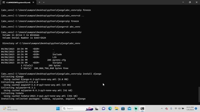 2023 | Tutorial of Django | Setting up virtual environment | Set up a Django project and Start App смотреть онлайн
