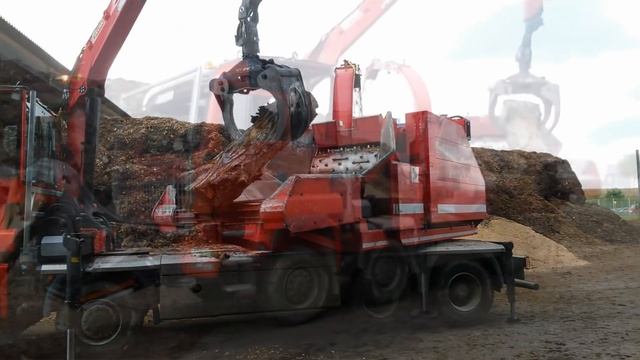 WESTTECH Woodcracker W1000 attached to mobile chipper смотреть онлайн