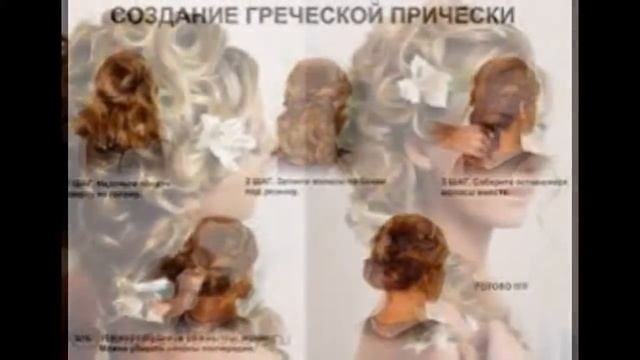 Как легко и просто сделать Греческую прическу дома смотреть онлайн
