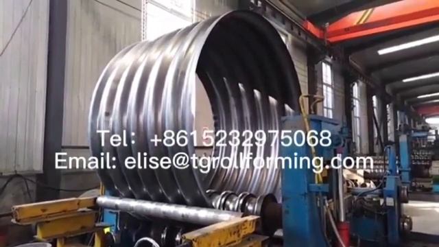 Линия по производству сборных металлических гофрированных труб от компании BEN-THOMAS! смотреть онлайн