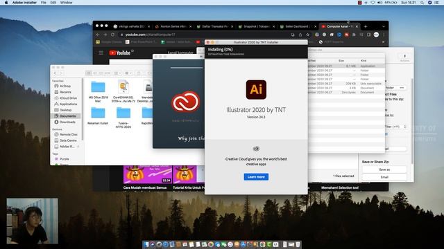 Cara Installasi Adobe Illustrator pada Macbook смотреть онлайн