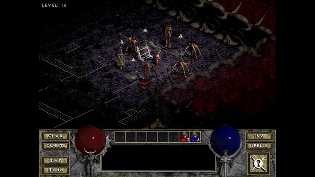 14й и 15й уровни заставляют потеть.. DIablo 1 на ПК #6 смотреть онлайн