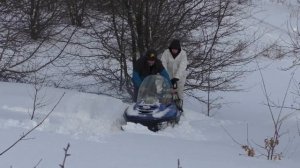 Покатушка по глубокому снегу Рысь 119, 440, Веселые выходные