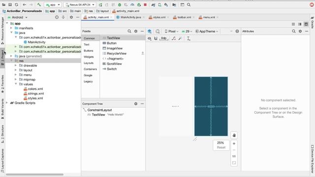 ActionBar Personalizado usando Toolbar en Android Studio смотреть онлайн