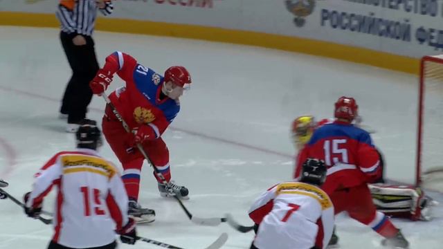 «Кубок Чёрного моря». Россия (красные) - Швейцария 5:1 смотреть онлайн