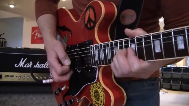 1959 Gibson Alvin Lee ES-335 BIG RED 2005 www.eddievegas.com Eddie Vegas смотреть онлайн