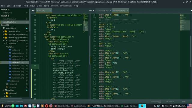 PHP Variables Proyecto смотреть онлайн