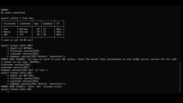 How to use default keyword in mysql.. #mysql#sql,#default смотреть онлайн