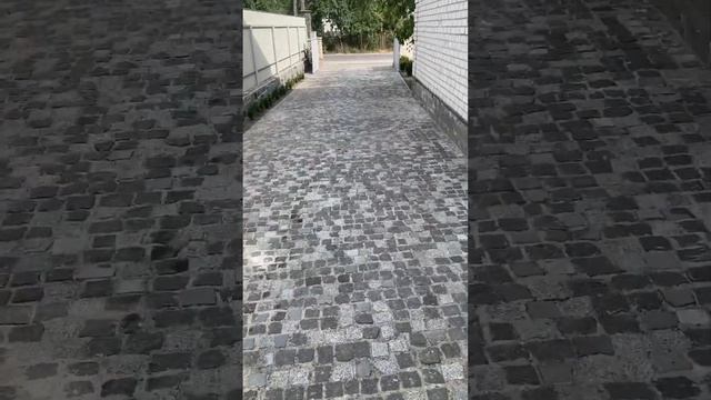 Гранітна бруківка в укладці смотреть онлайн