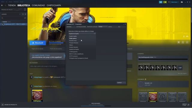 Cambiar audio a español cyberpunk 2077👍👍 смотреть онлайн