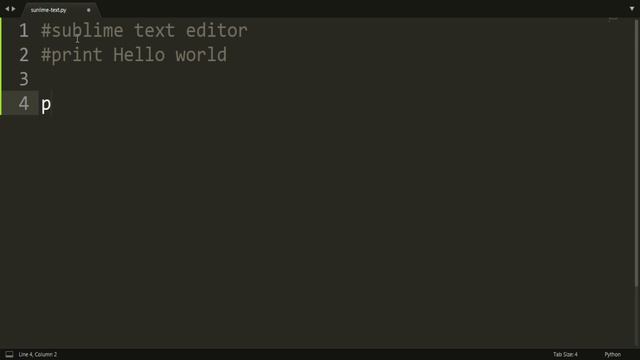 Python # ep6 Hello World Sublime Text смотреть онлайн