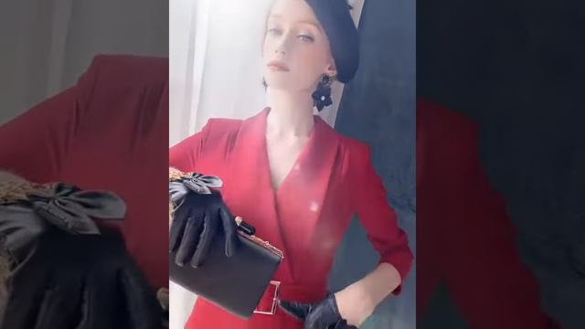 Dabuwawa элегантное бордовое платье футляр с поясом для офисной леди длинным рукавом и v образным смотреть онлайн