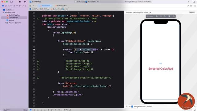 SwiftUI | Arabic | Picker | Picker with ForEach смотреть онлайн