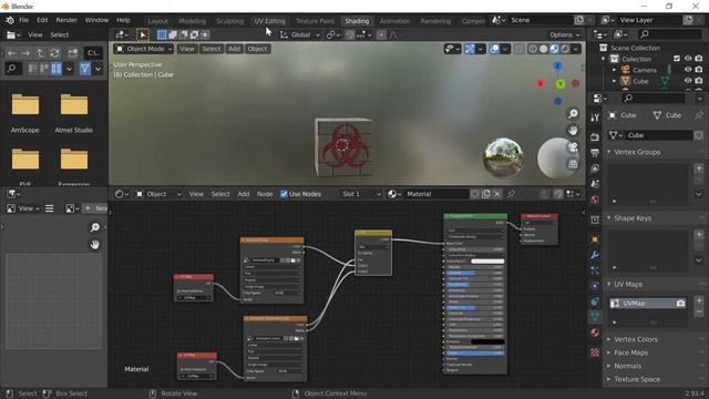 Blender UV Mapping a Transparent image on an object AKA Decals смотреть онлайн